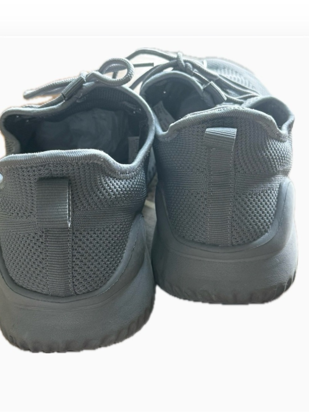 Men's Athletic Slip-on Sneakers - Dark Gray - Picture 3 of 4